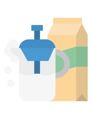yiyecek dağıtım simgesi vektör illüstrasyon grafik tasarımı