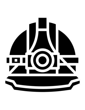 Bir fabrika simgesinin vektör illüstrasyonu