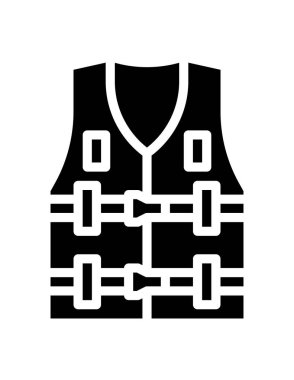 Ceket simgesi, vektör illüstrasyonu