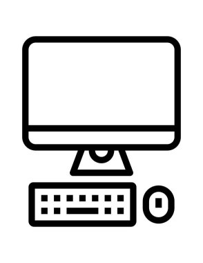 bilgisayar simgesi, vektör illüstrasyonu 