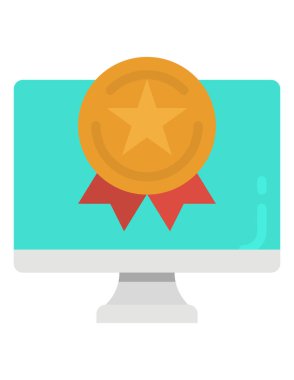 Ödül Düz Vektör Simgesi