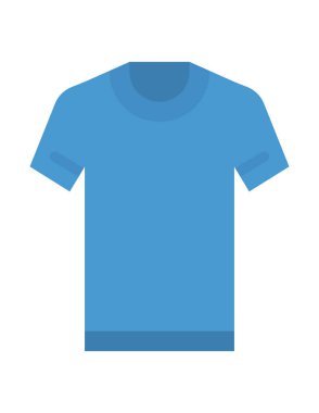 Beyaz arkaplanda t-shirt çizgisi vektör simgesi