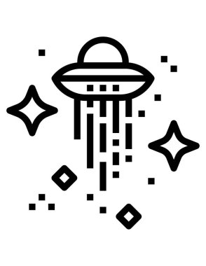 Otel ve bilim vektör simgesi.