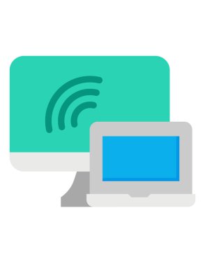 bilgisayar ve aygıt vektör simgesi