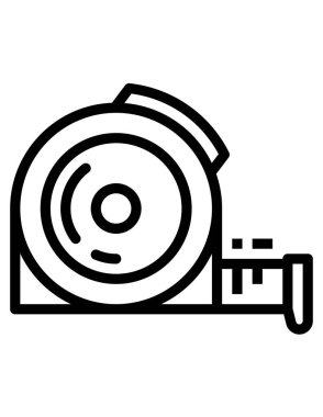 Ölçü bandının vektör illüstrasyonu