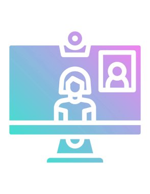 seo ve web simgesinin vektör illüstrasyonu