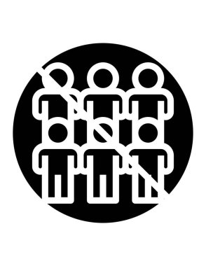 İnsanlardan oluşan takım simge vektör illüstrasyonu