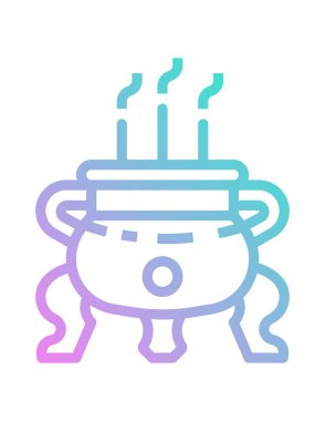 Çin çömleğinin vektör illüstrasyonu