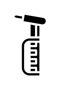 Modern b 'nin vektör illüstrasyonu tıbbi simgeden yoksun