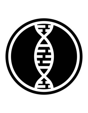 DNA simgesi. vektör illüstrasyonu