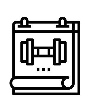 Takvim simgesi vektör illüstrasyonu 