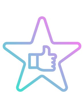 Baş parmak yukarı gibi vektör illüstrasyonuName 