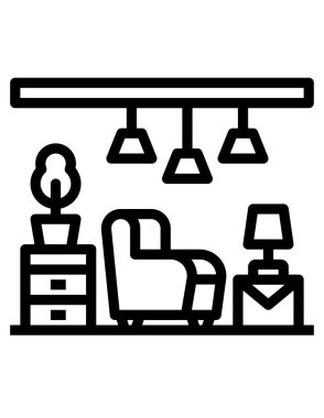 Modern b 'nin vektör illüstrasyonu kafenin simgesinden yoksundur