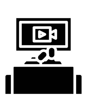 video pazarlama vektör simgesi