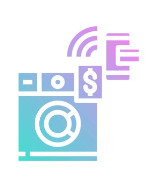 Mobil simgenin vektör illüstrasyonu