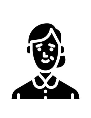 Siyah takım elbiseli bir adamın vektör çizimi