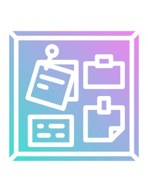 belge simgesi vektör illüstrasyonu