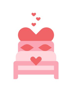 Bir çift aşkın vektör çizimi