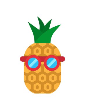 meyve çizgisi simgesi, vektör illüstrasyonu