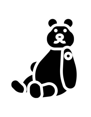 Şirin pandanın vektör çizimi