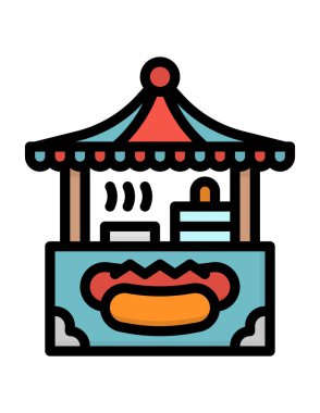 Gıda simgesinin vektör illüstrasyonu