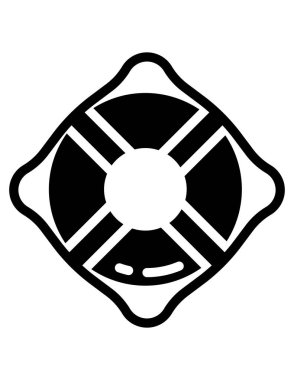 Cankurtaran cankurtaranının vektör çizimi