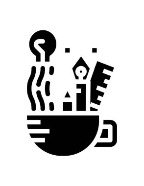 fikir simgesi, vektör illüstrasyonu