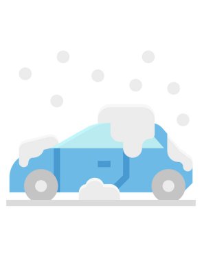 Beyaz arka planda izole edilmiş düz bir araba simgesi. ulaşım sembolü vektör çizimi