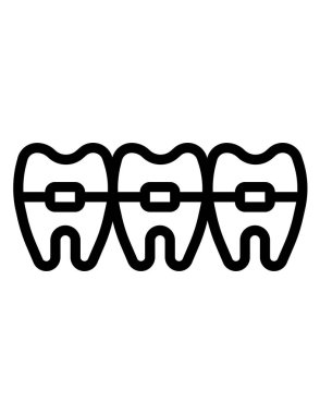 çizgi düz vektör simgesi.