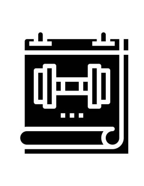 Takvim simgesi vektör illüstrasyonu 