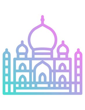 Hindistan simgesi, vektör illüstrasyonu