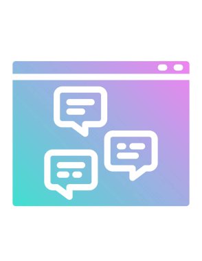 seo modern simgesinin vektör illüstrasyonu