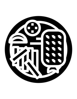 gıda kavramı, vektör illüstrasyonu