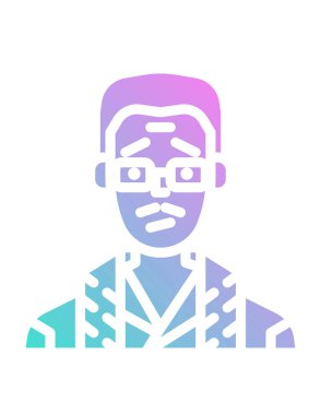 Avatar Adam. vektör illüstrasyonu