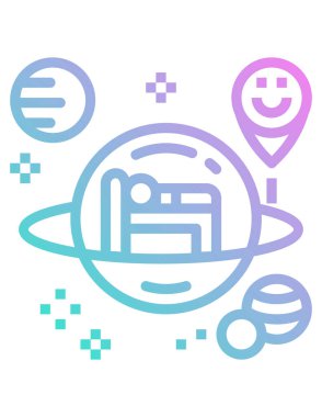 Bilim ve teknoloji vektör simgeleri