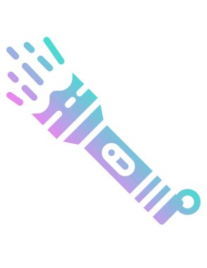 Bir diş fırçasının vektör illüstrasyonu