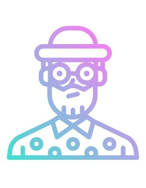 seyahat kavramı simgesi, vektör illüstrasyonu 