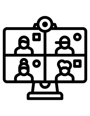 iş ve finans vektör simgesi