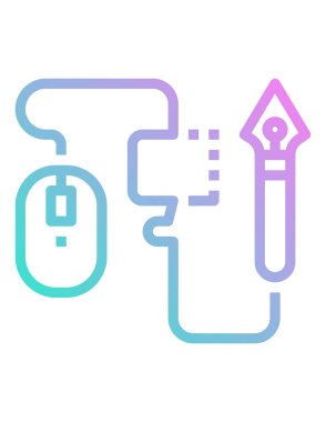 Fare simgesi, vektör illüstrasyonu