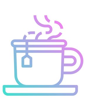 çay fincanı vektör simgesi