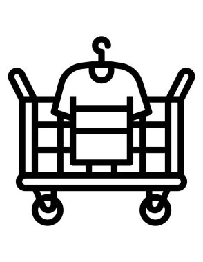 çamaşır simgesi, vektör illüstrasyonu