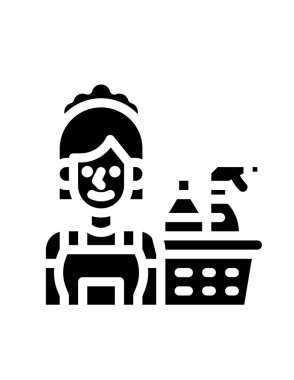 Taslak kadının vektör illüstrasyonu