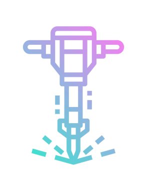 Modern b 'nin vektör illüstrasyonunda elektrik traşı simgesi yok