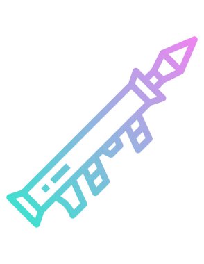 Bazuka ikonu. vektör biçimi