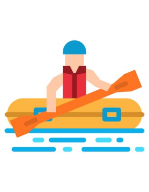 Kanodaki insanların vektör çizimi