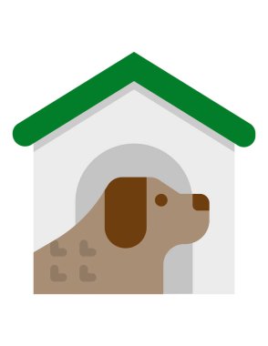 evcil köpek simgesi vektör illüstrasyonu