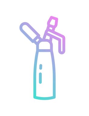 Web için tek izole çizgi simgesinin vektör illüstrasyonu