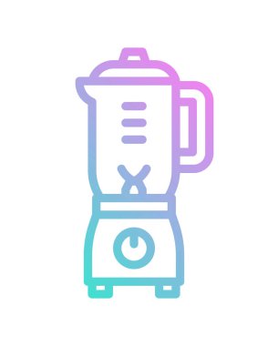 Karıştırıcı simgesi, vektör illüstrasyonu