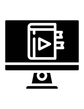 bilgisayar simgesi vektör illüstrasyonu