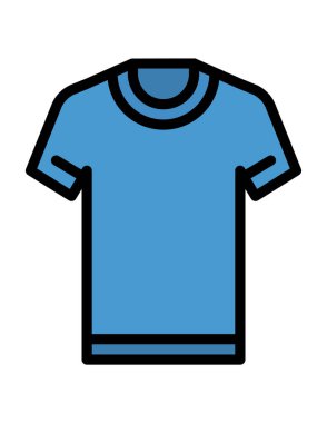 t-shirt düz simge, vektör illüstrasyonu 